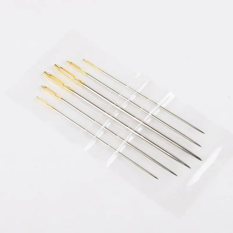  Wholesale 6pcs/bag Hot Sale New Sewing Needles Self Threading Needle Assorted Multifunction Notions &