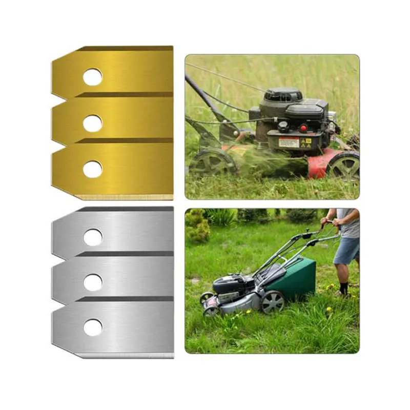 Quickly and shapely lawn mower blade serrated sickle section