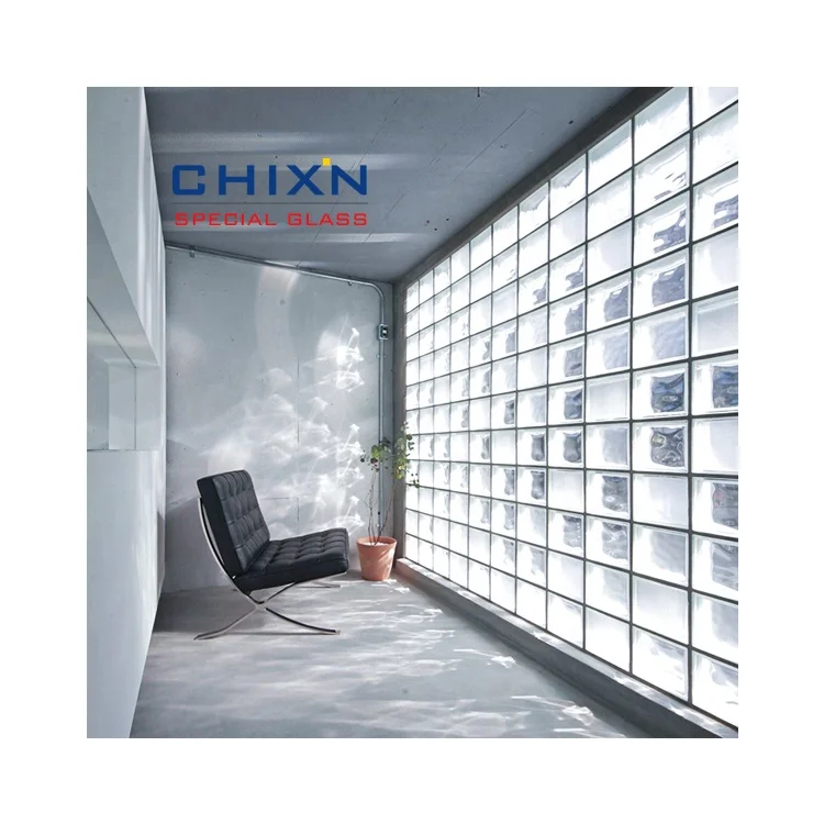 Customized glass block crystal glass brick size factory price