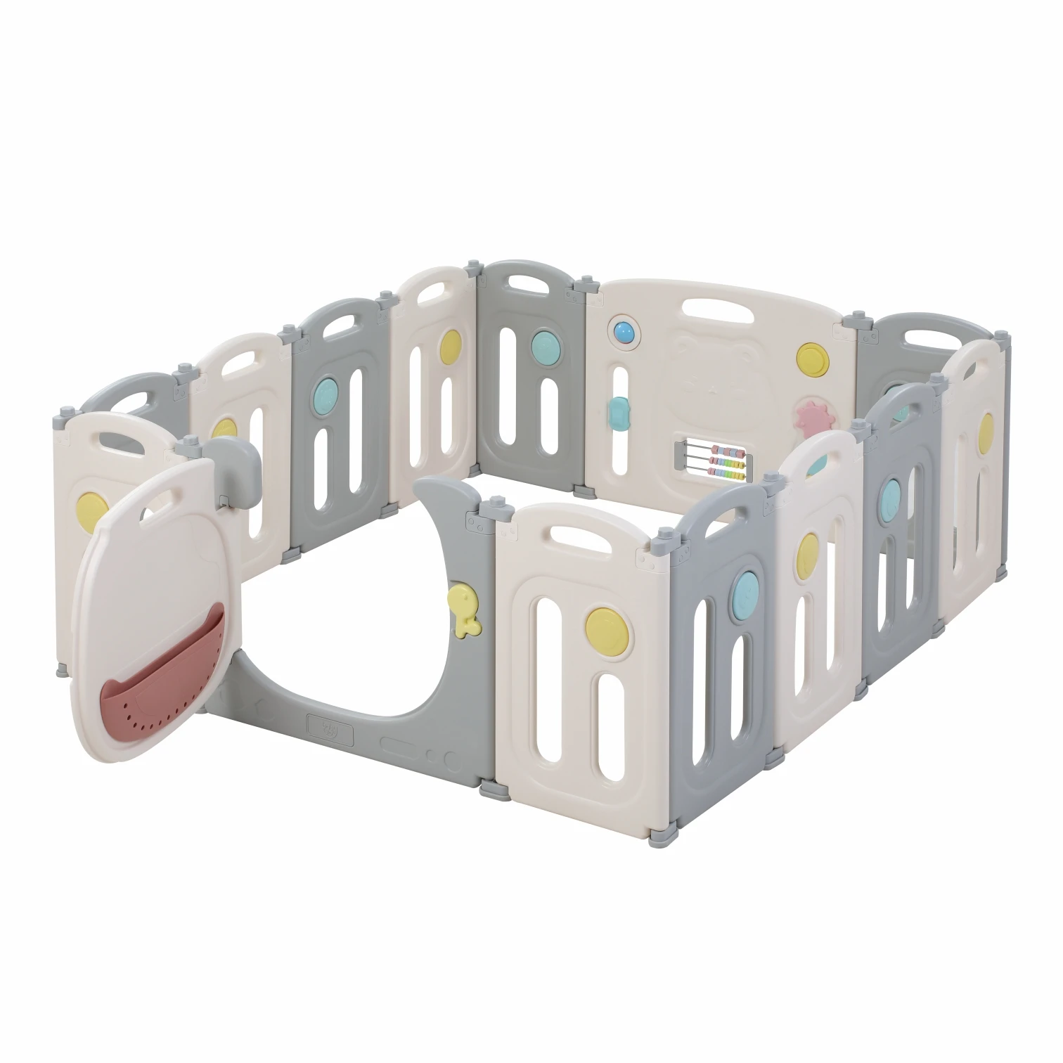 Популярная Складная легкая в установке пластиковая игровая авторучка детская игровая зона детский забор детский игровой двор для центра по уходу за ребенком