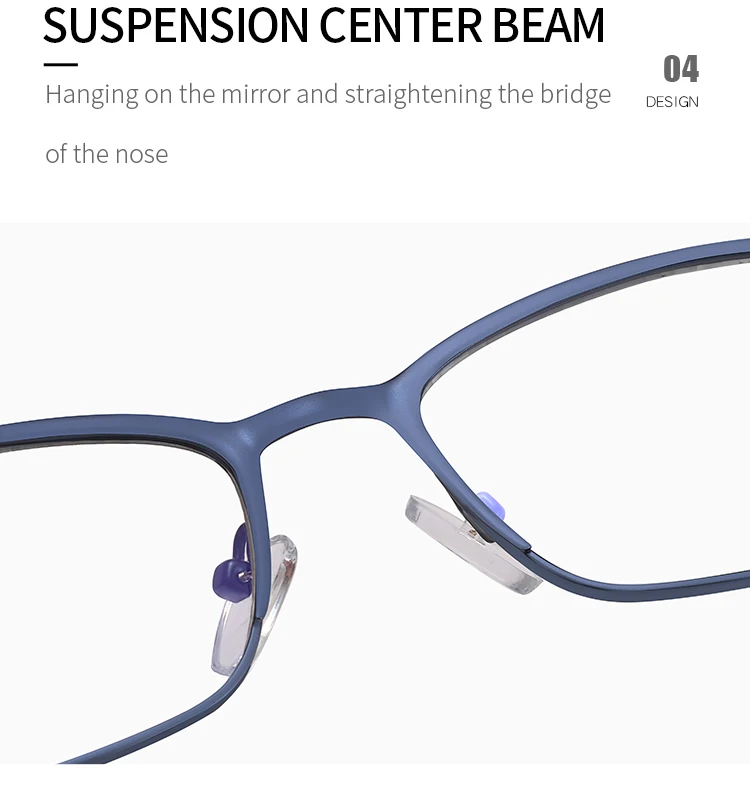 Mike Optical High Quality Metal Glasses Men Square Anti Blue Light Eyeglasses Frames 2023 Non-Prescription Eyewear 91293