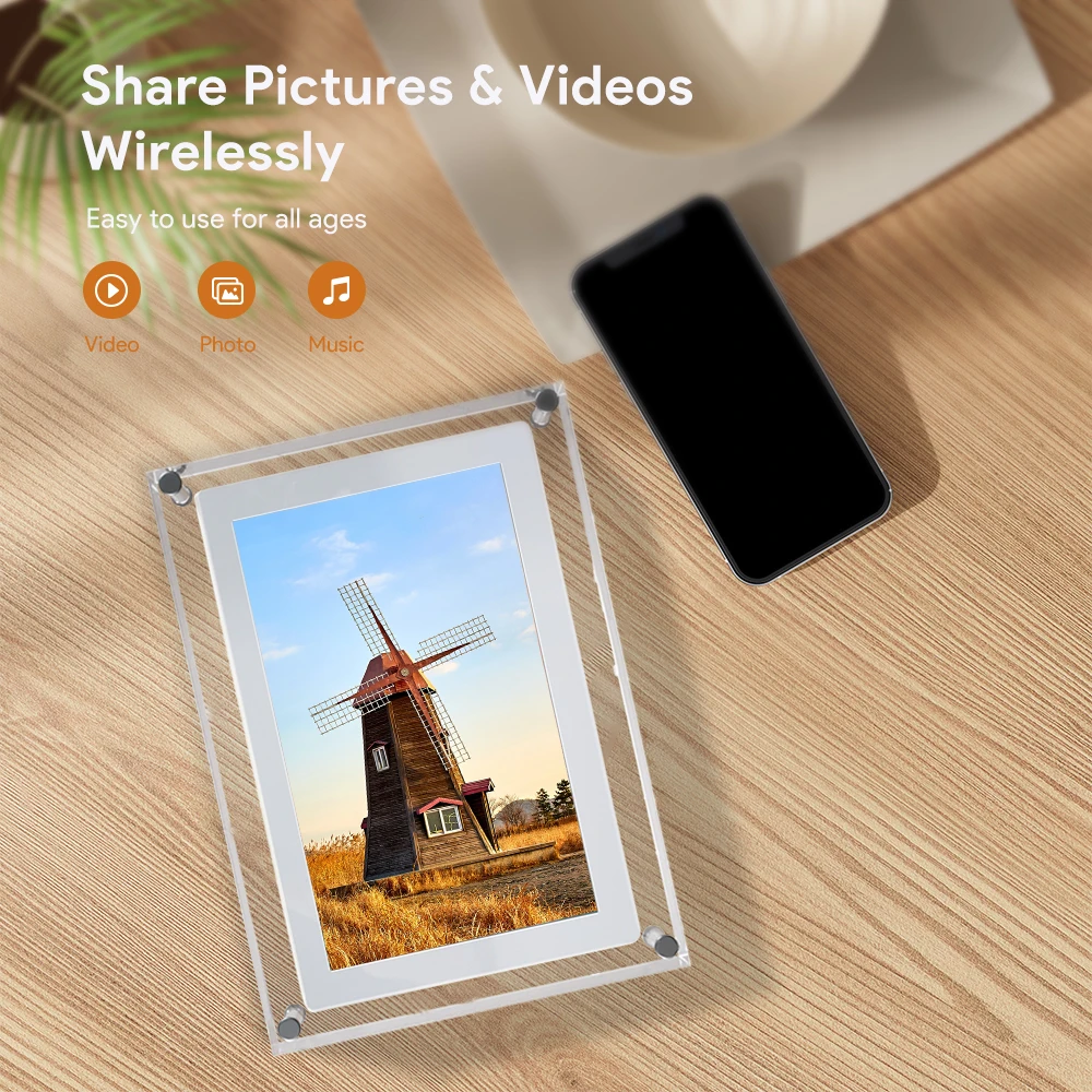 4 5 7 10.1 inch portaretrato digital video picture photo frame for gift