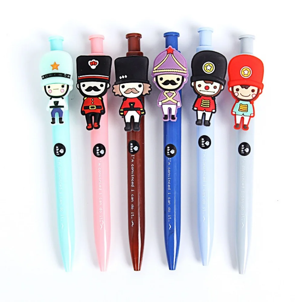 Factor Cheap Supplies Pen Girl Heart Cute Cartoon Neutral Pen Needle 0.5mm Black Student Pen Season With Custom Logo