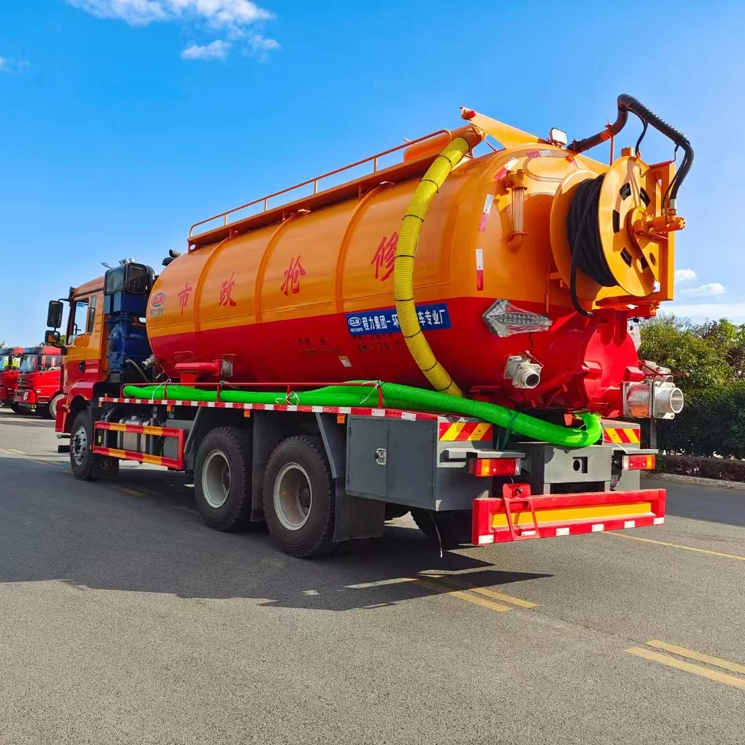 Shacman 6X4 18cbm 18000liters 20cbm Road Cleaning Sewage Fecal Vacuum Suction Truck