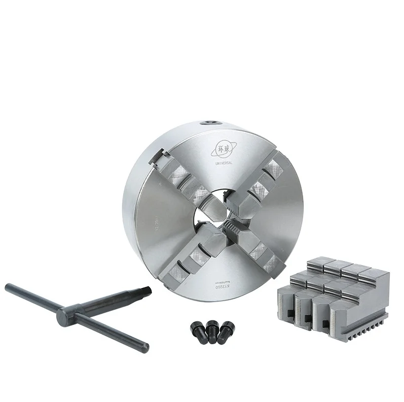 YTUM Precision Engine Lathe Use 4 Jaw Self-centering Chuck 160mm K12-160 Wood Lathe Chuck