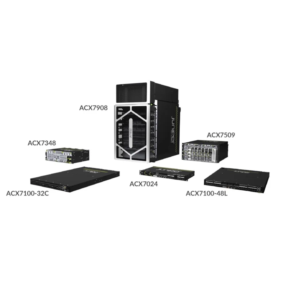 ACX7024-AC-1PSU Fast Ethernet POE Switch Stackable SNMP QoS VLAN Network Devices Functions Enclosure Type Box Production Item