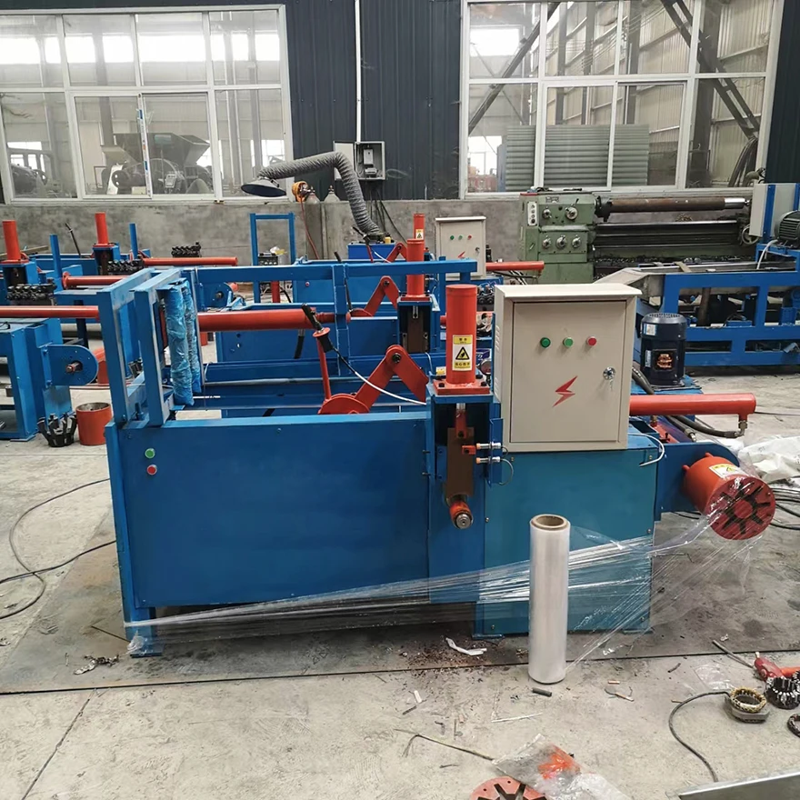 Cutting motor motor rotor stator recycling machine hand cutting motor