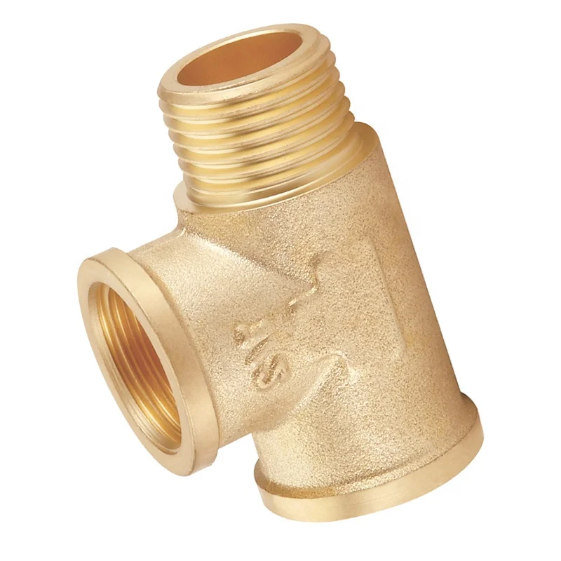 K716 Branch Tee Pipe Male and Female Nipple/brass Fittings