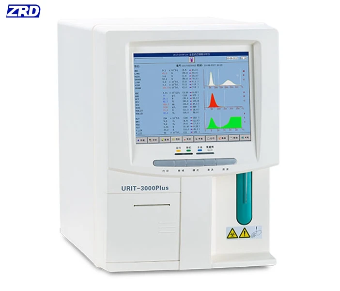3 Part Diff CBC URIT-3000Plus Auto Blood Hematology Analyzer /CBC/Blood Connter 60T/Hour