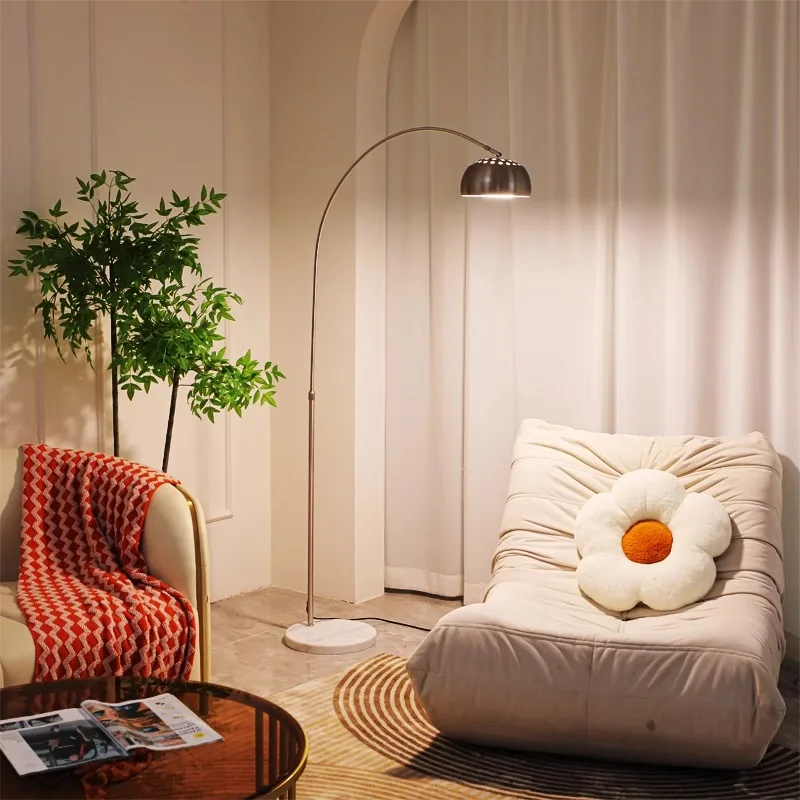 Роскошные стоячие напольные лампы в скандинавском стиле из черного металла, дизайнерские Элегантные Современные Напольные лампы для рыбалки для гостиной