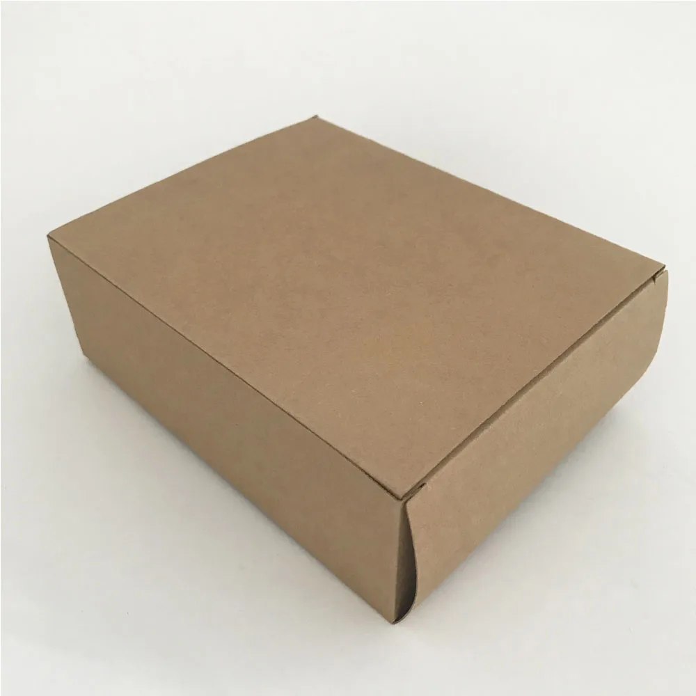 Высококачественная картонная коробка из крафт-бумаги с окошком по заводской цене