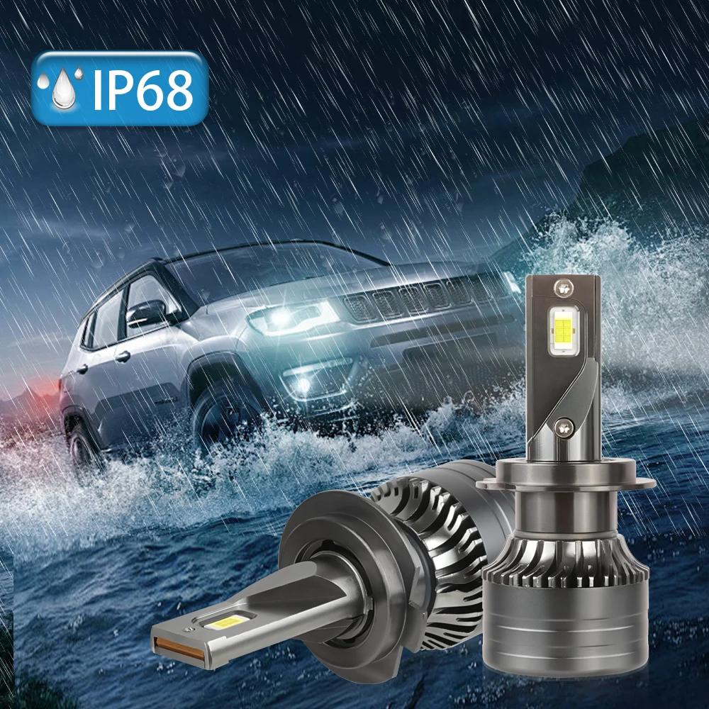 High-Quality Automotive Repair Part Canbus H7 LED Headlight Bulb 120w 9008 LED Headlight Bulbs H5 LED Headlight Bulbs for Benz