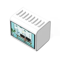 customize 5000mAh 8slots rental power bank  equipment Power Bank Station with 8pcs power banks