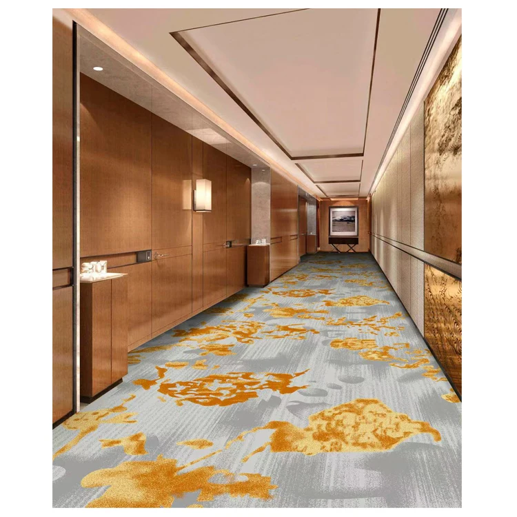 Xnuoao Custom fire resistant 1000g hotel corridor lobby cinema home bedroom wall-to-wall carpets floor carpet for banquet hall