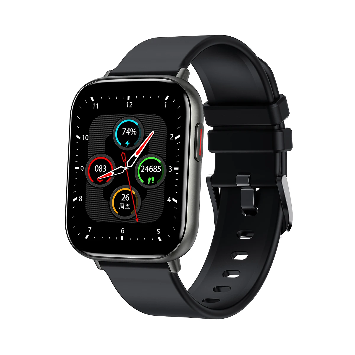 China waterproof 3ATM 1.65 inch AMOLED display VC52 LA07 femininity Smart watch for women