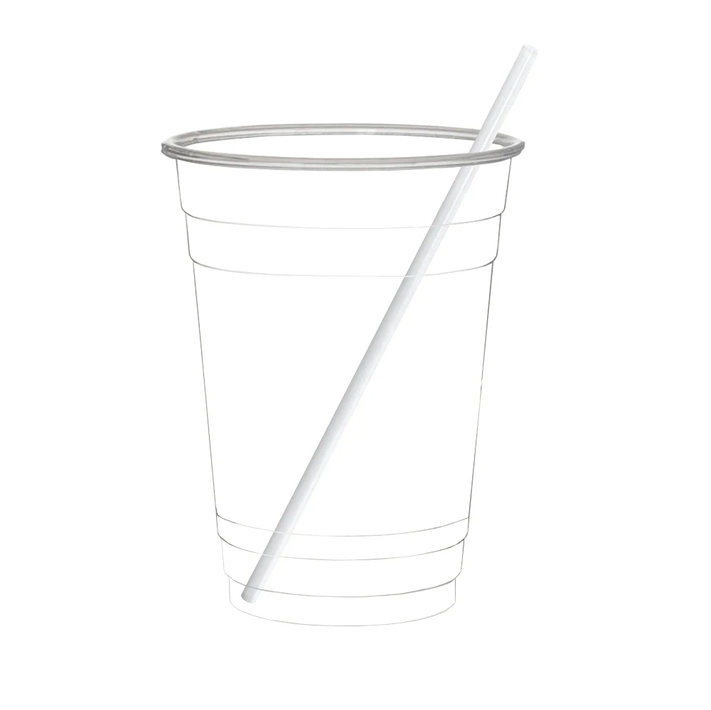Wholesale Custom biodegradable compostable bio pla bubble tea coffee cold clear cups biodegradable