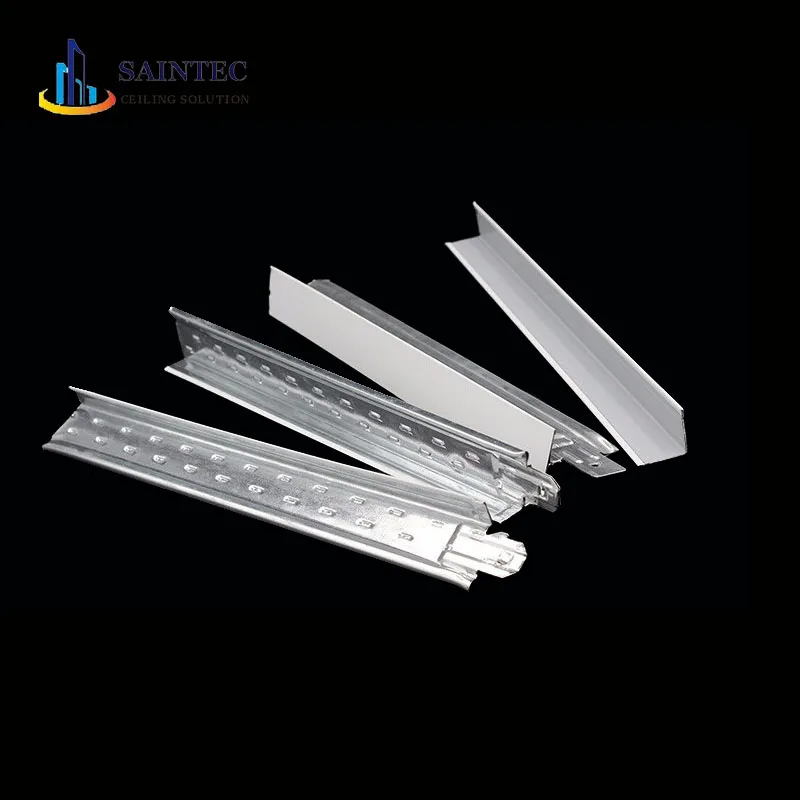 Custom Suspended T24 Galvanized Steel Black Drop Ceiling T Grid