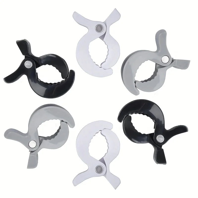 Beach Towel Clips Wind-Resistant Plastic Clothes Pegs Durable Lounge Chair Clips For Pool Laundry