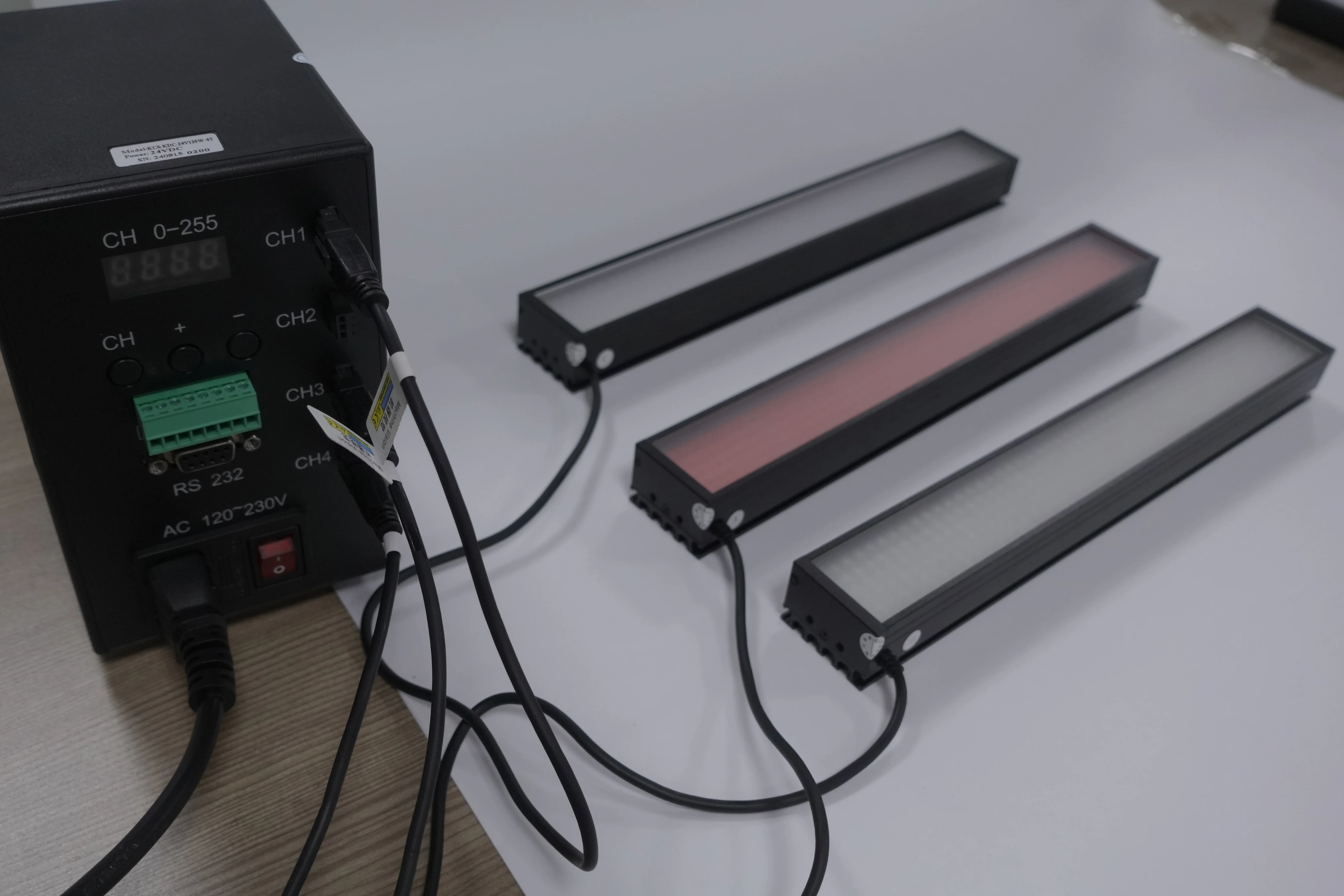 Industrial Machine Vision LED Working Light 315*32mm Bar Light Direct Illumination for Intelligent Character Recognition