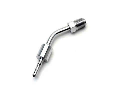 
Chrome Plated JIC/UNF THREAD S BEND adaptor oil fuel tube pipe fitting hard line 