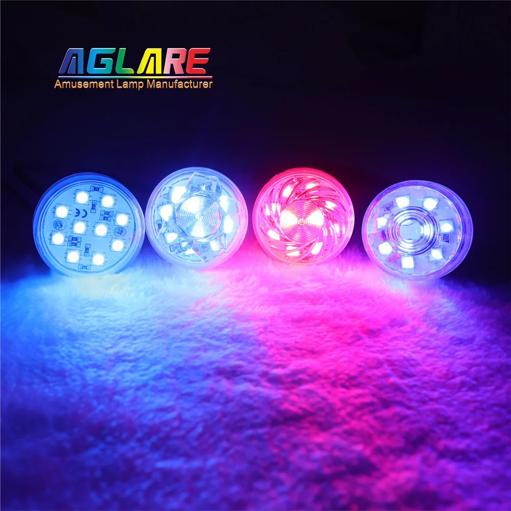 Aglare Waterproof IP65 Outdoor RGB led cabochon light chameleon led amusement ride lighting