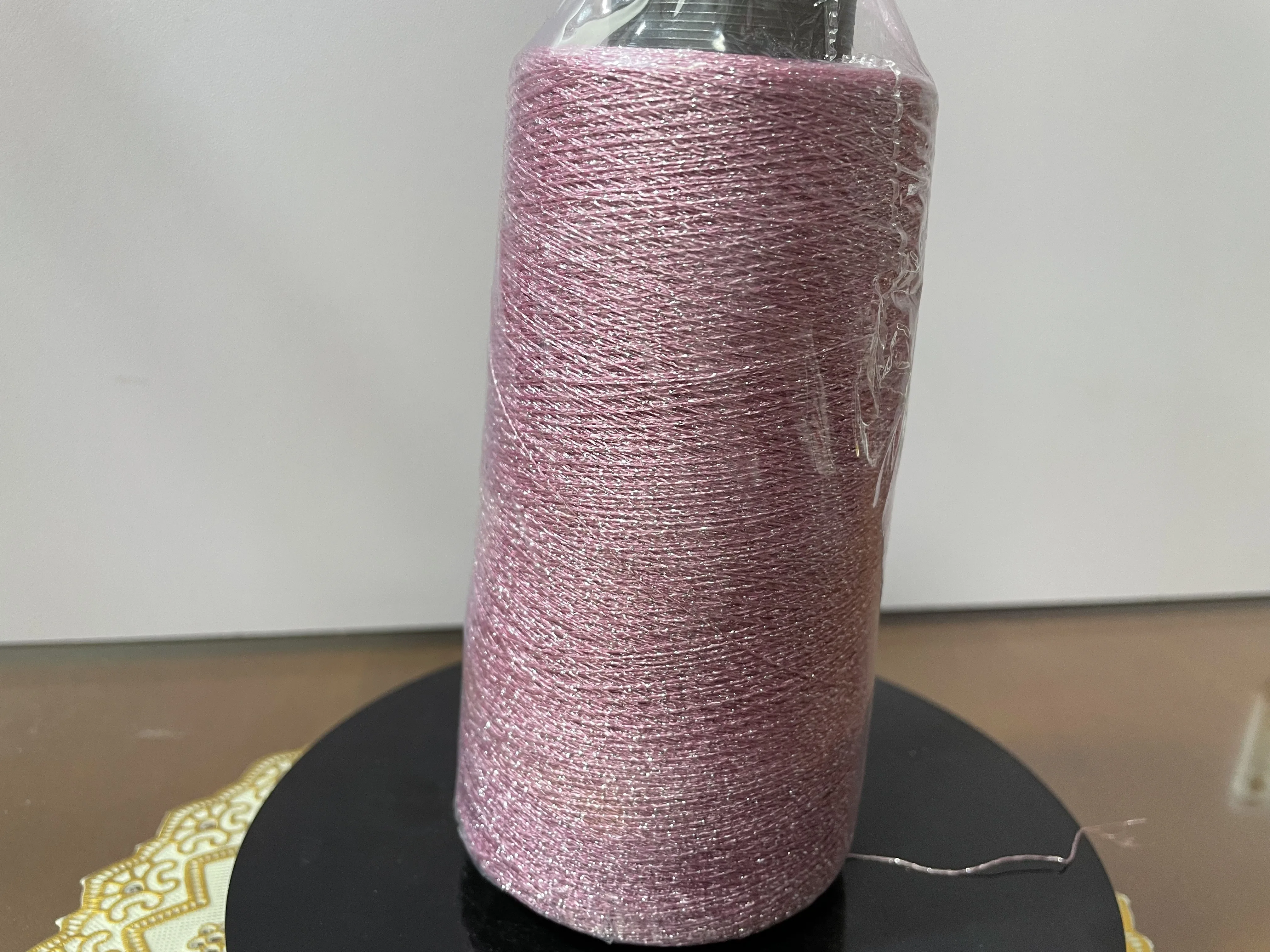 Competitive price black 30s/1 regenerated blended cotton polyester blended yarn socks yarn