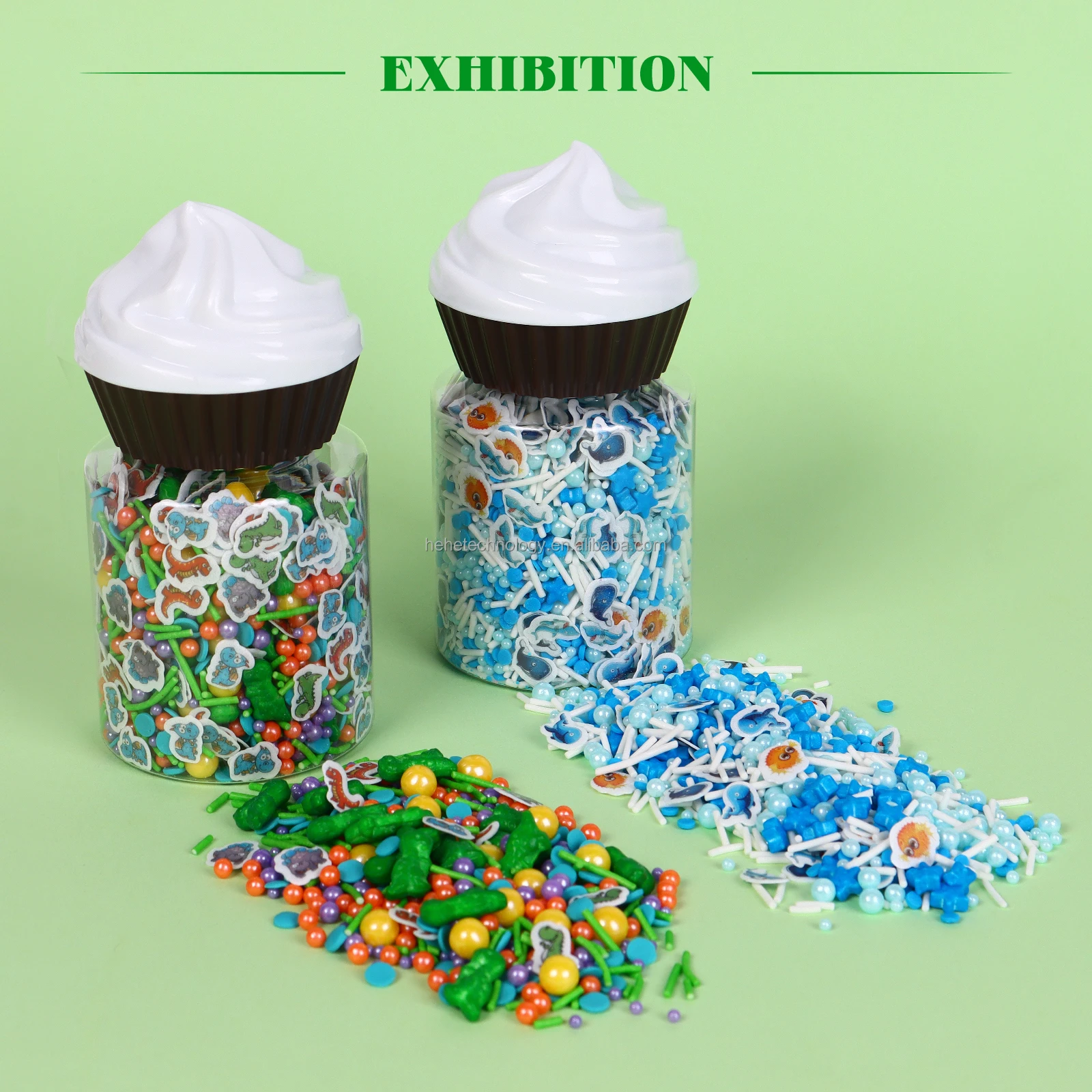 Lo Mas Vendido 2023 Cake-Shape Bottle Sprinkles Cake Decoration Candy Sprinkles Wafer Paper Edible Sprinkles for Cake decoration