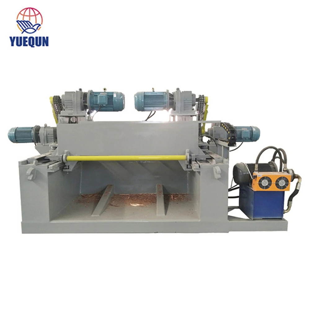 Automatic 8ft Tree Bark Wood Skin Peeling Rounding and Debarking Machine for plywood making