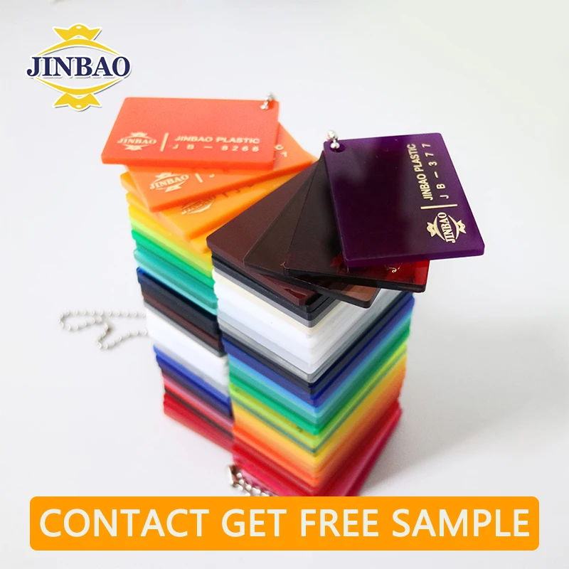 JINBAO 2mm 3mm 5mm 10mm15mm clear cast perspex plastic sheet price pmma plate manufacturer acrylic glass board acrylic sheet