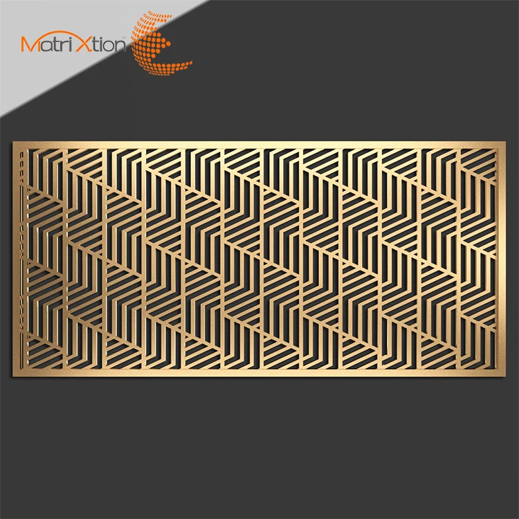 Metal Privacy Screen Sheet Decor Laser Cut Outdoor Metal Screen