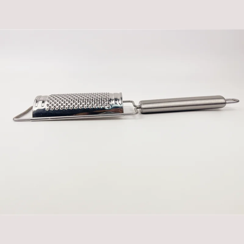 Stainless steel grater for cheese with wood  multi-purpose cheese grater  for chocolate butter  nut &ginger