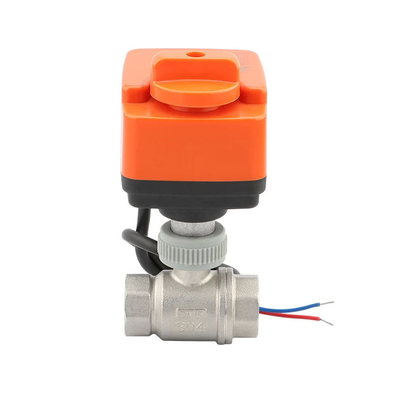 DN15 Stainless Steel Manual Electric Actuator Switch Customizable ODM Support Two-Way Plastic Ball Valve Water Control OEM