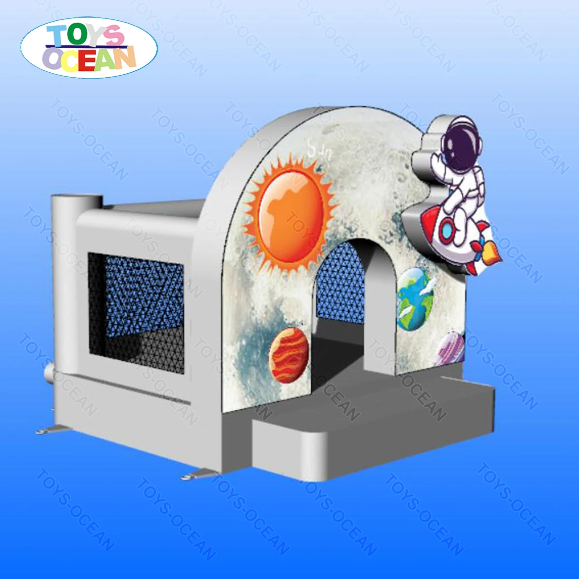 10ft Mini Bouncing House kids Astronaut themed Inflatable Bouncing House Bouncing Castle
