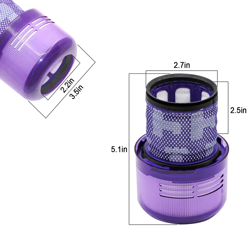 Replacement hepa filter for Dyson V11 Torque Drive V11 Animal V15 Detect Vacuum & Part 970013-02