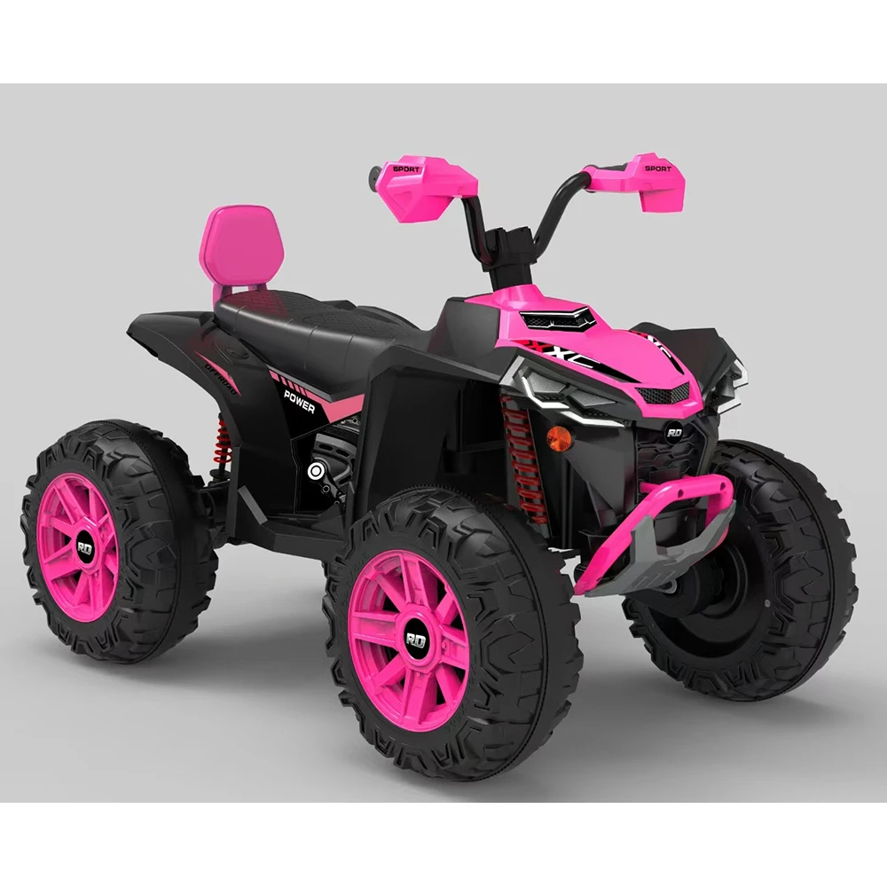 2024 New Style Unisex Electric ATV Wholesale Four-Wheel Battery Car with Remote Control 12V Plastic Ride-on Baby Toys