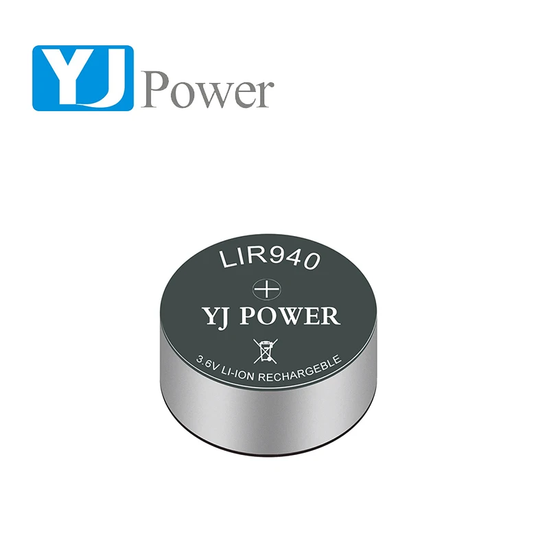 BIS CE UL1642 Certificate Approved LIR1254 65mAh rechargeable coin cell 65mAh button lithium ion battery for wireless earphone