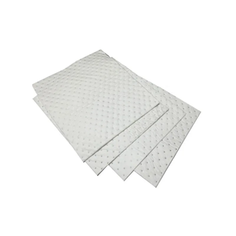 Wholesale  100% pp 2mm  light weight oil absorbent  pads  for oil and Hydrocarbon spill