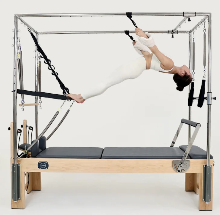 Professional  Manufacturer  Maple  Pilates  Cadillac Reformer  with Resistance