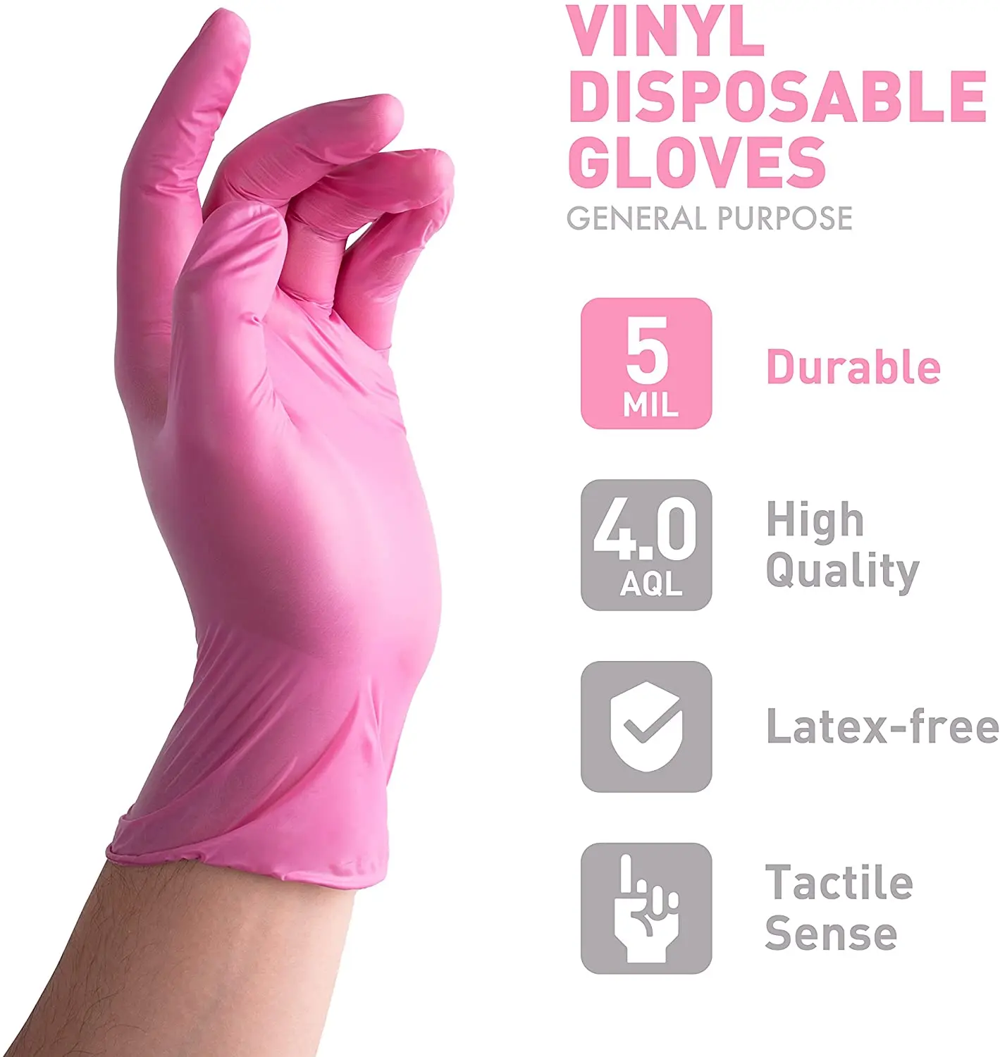 I-GLOVES без сердца латекса одноразовые чистые нитриловые перчатки порошка синий/белый/черный/розовый/оранжевый