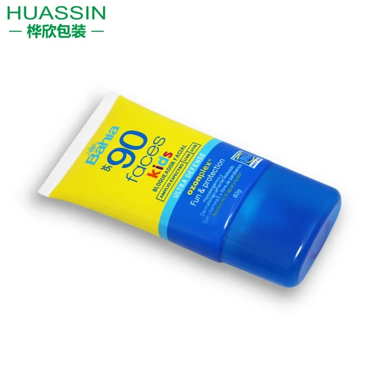 Empty Flat Oval 1 Oz 30 50 Ml Sugarcane Sunscreen Packaging Tubes 60g Bb Cc Cream Skin Care Tube Container