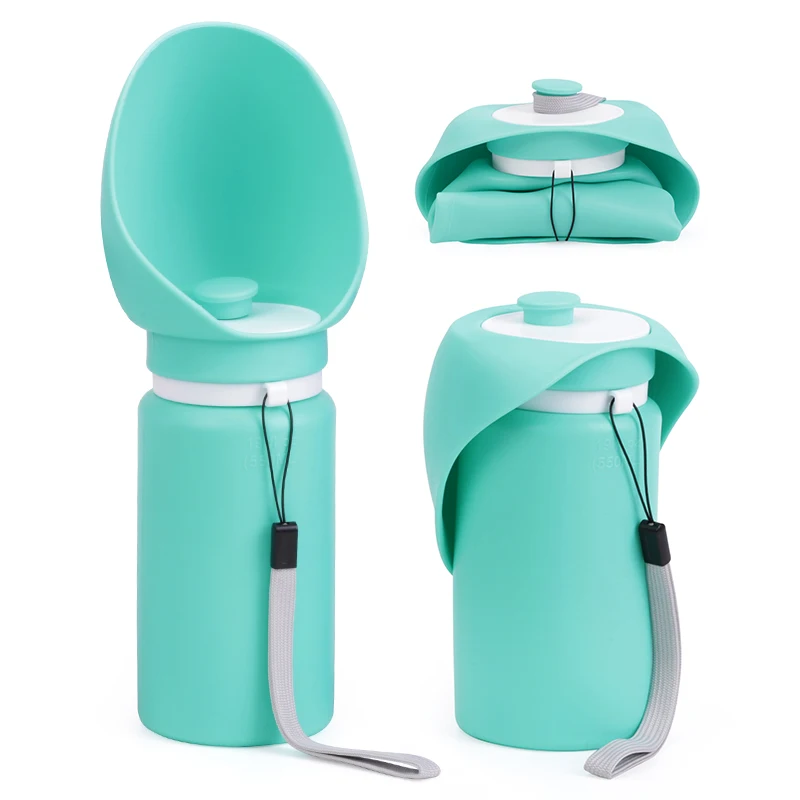 Hot Selling Trending Products New Arrivals 2024 Portable Silicone Pet Feeder Travel Dog Water Bottles With Food Container Bowl