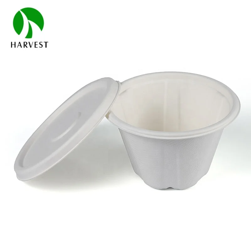 Eco Friendly Single Use Bio&Compostable Bagasse Fast Food Bowl
