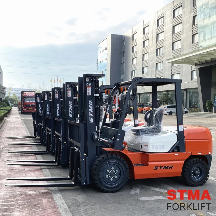 Factory Price Manual Transmission Forklift 3tons diesel Series Fork Lift Truck