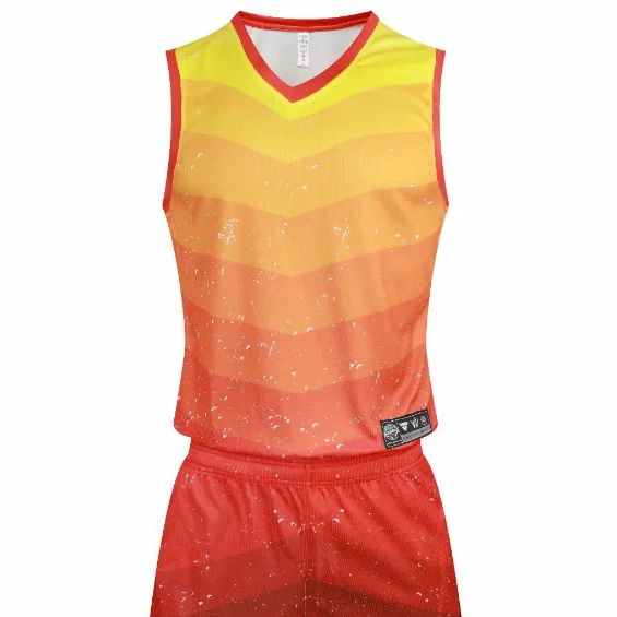 Factory Custom Made Popular Gym Sports with Digital Full sublimation Printing of 100% Polyester for Basketball Jersey Team Wear