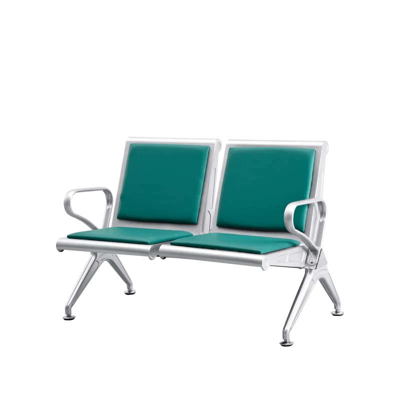 Factory Direct public place reception chair Waiting room Bus stop Airport row chair Hospital two-seat waiting chair