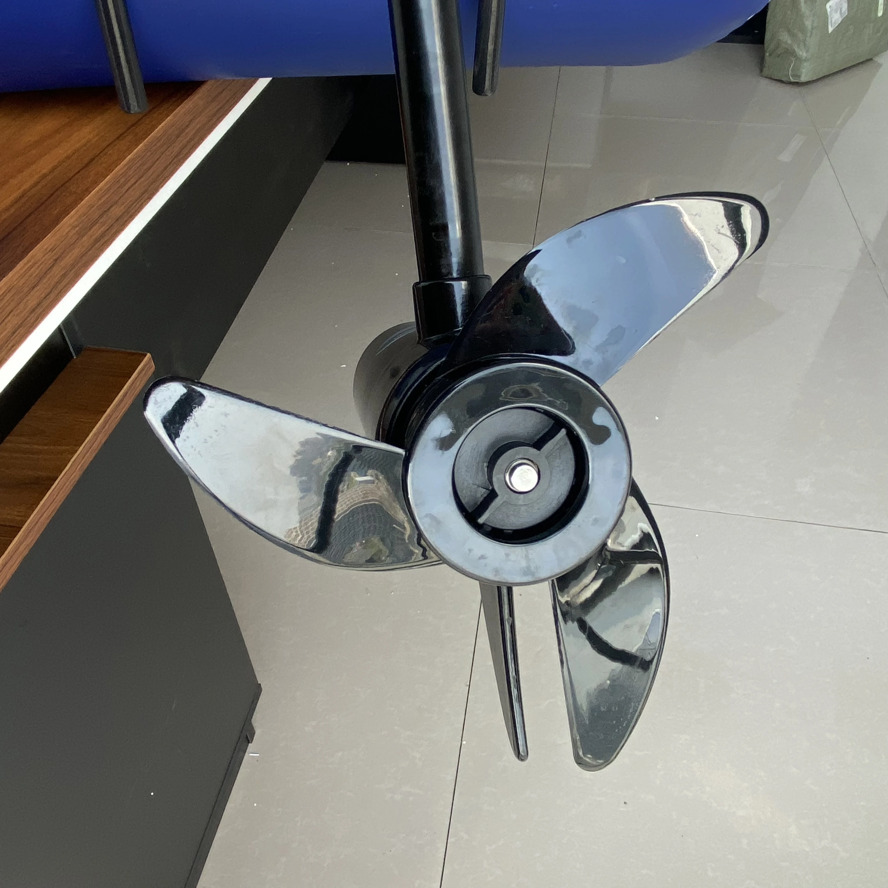 SOLAR MARINE 40 Pound Thrust 12v Electric Saltwater Trolling Motor with Transom Mount 380W Electric Engine for Kayak