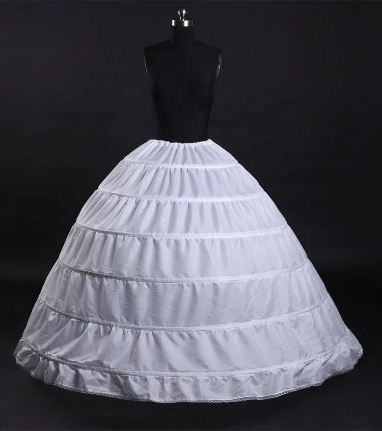 women big ball 6 hoop crinoline wedding ball gown under skirt petticoat