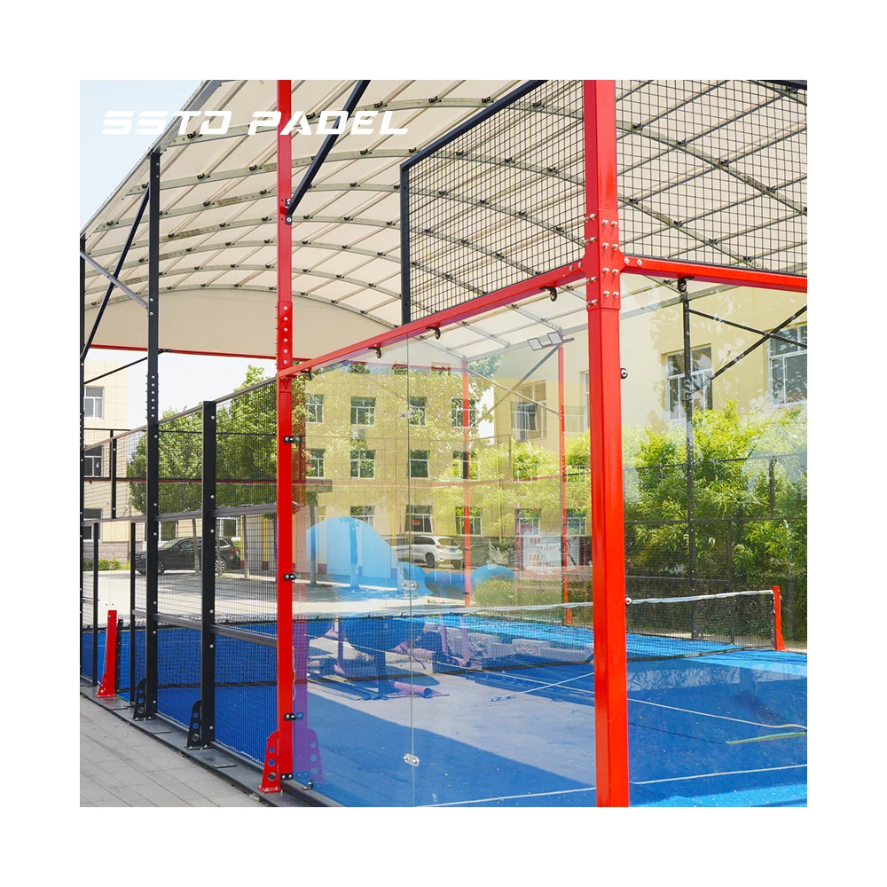SSTD Padel China outdoor padel court rain cover customize padel court roof