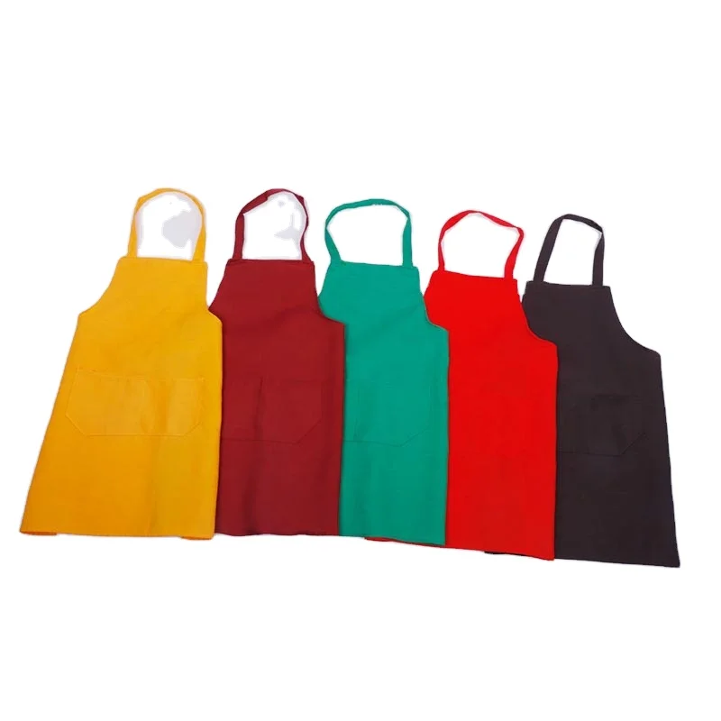 Custom Chef Cotton Unisex Uniform Cooking Kitchen Salon Barber Aprons Commercial Cafe Restaurant Work Waitress Apron