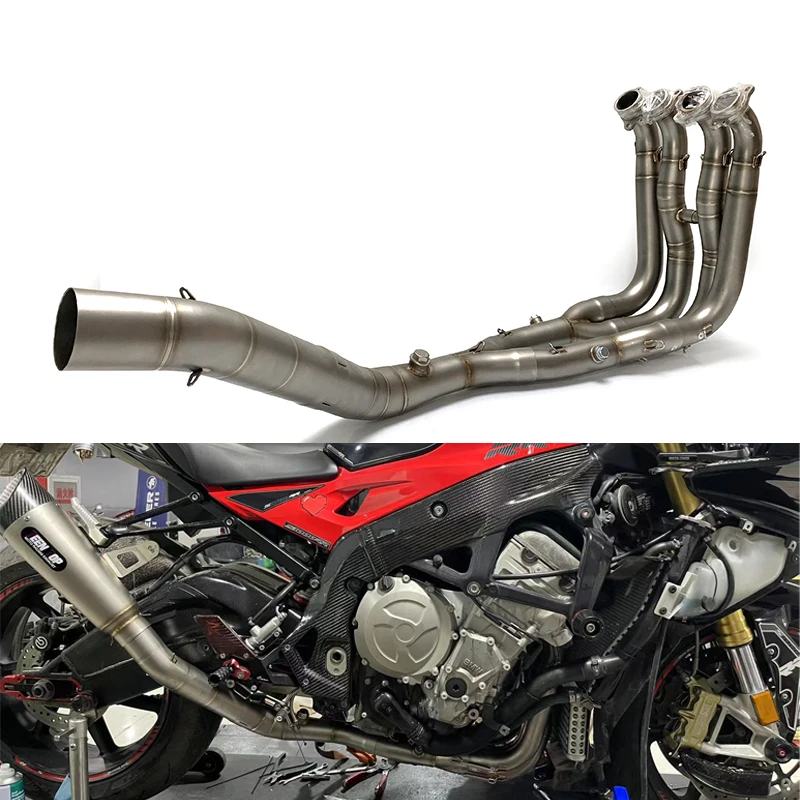 Good performance steel exhaust pipe for BMW S1000R S1000RR Exhaust system 2010~2018 moto escape silencer